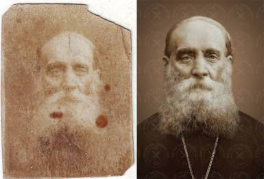 Реставрация на памятник: восстановление старинного портрета.